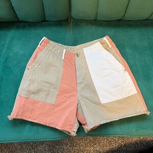 Colorblock Women's Shorts